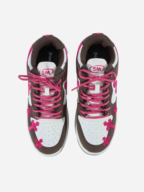 Splicing Skateboard Sneakers -1420