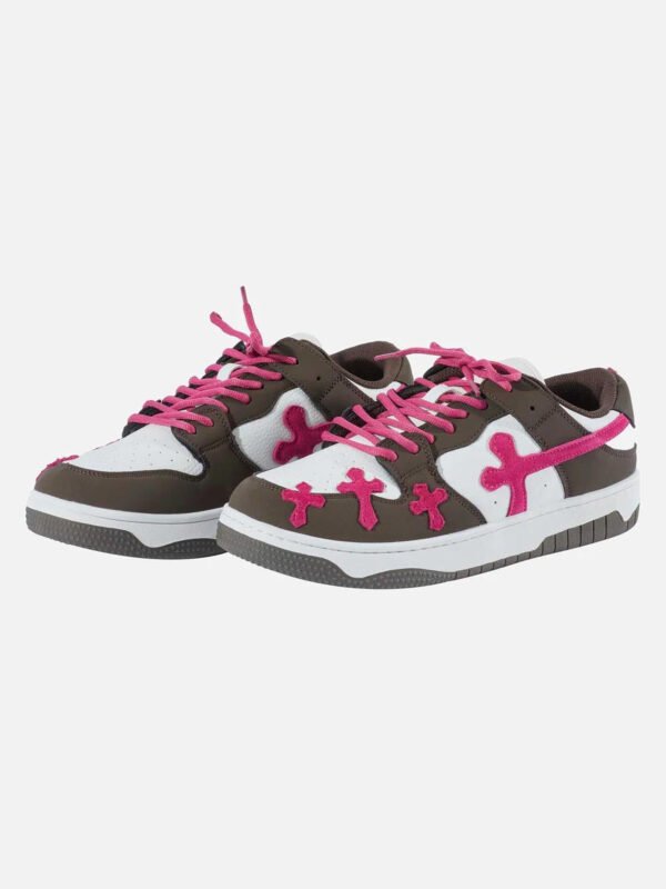Splicing Skateboard Sneakers -1420
