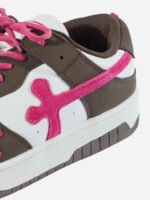 Splicing Skateboard Sneakers -1420