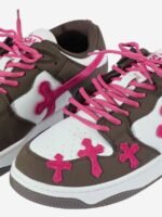 Splicing Skateboard Sneakers -1420