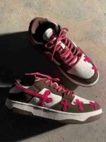 Splicing Skateboard Sneakers -1420