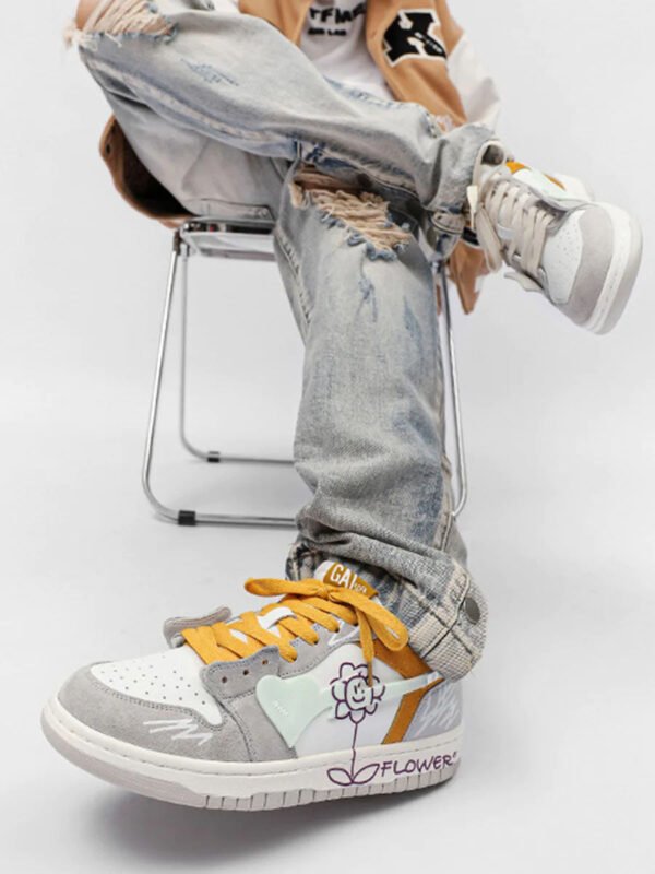 Sunflower Couple Sports Skate Shoes -1593