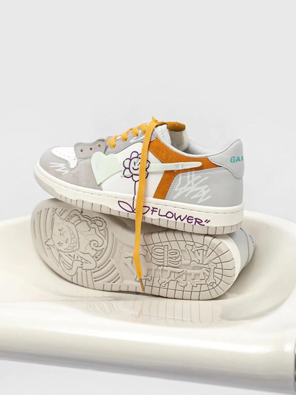 Sunflower Couple Sports Skate Shoes -1593