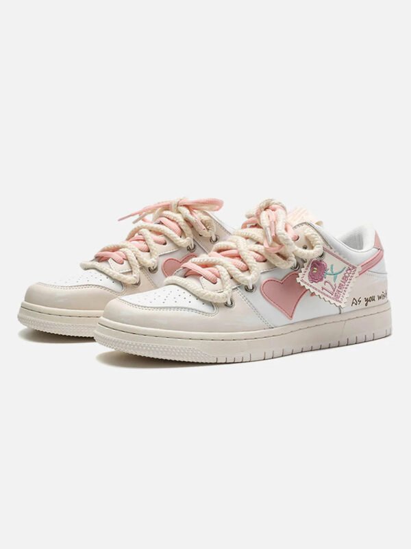 Versatile Rose Stamp Print Board Casual Shoes - 1615