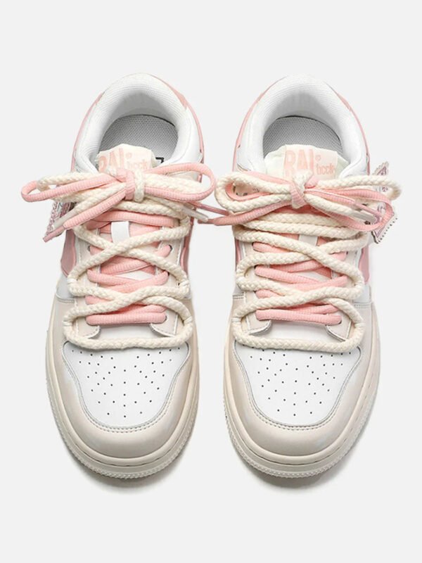 Versatile Rose Stamp Print Board Casual Shoes - 1615
