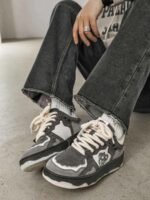 Vintage Niche Casual Couple Skate Shoes-1507