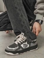 Vintage Niche Casual Couple Skate Shoes-1507