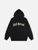 Pentagram Print Hooded Sweatshirt