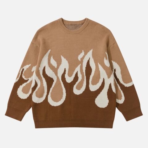 Vintage Flame Jacquard Jersey (Copy)