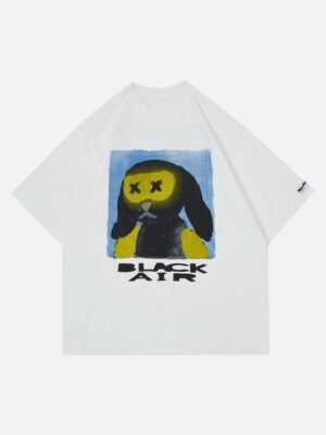 American Cartoon Character Print T-shirt