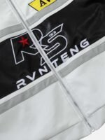American Vintage Hip-hop Biker Cotton Jacket -1539