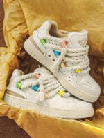 Hip-hop Versatile Dirty Braid Bread Shoes