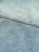 High Street Washed And Worn Denim Hoodie - 1464