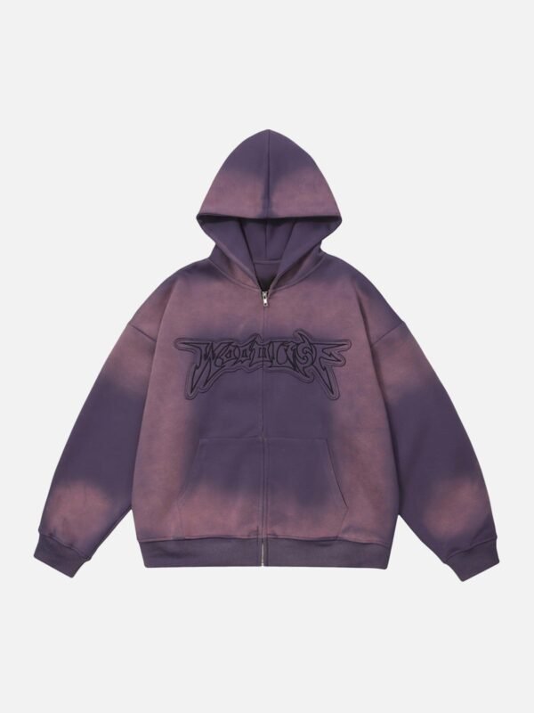 Print Gradient Hoodie