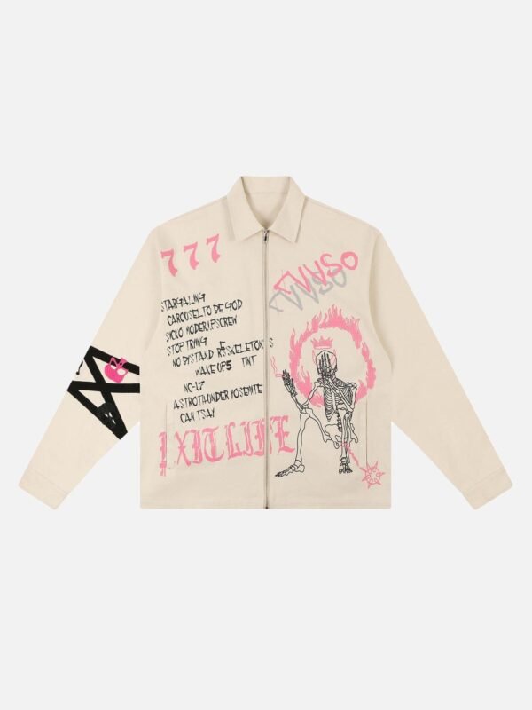 Graffiti Zipper Jacket