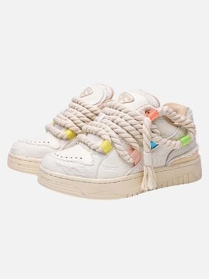 Hip-hop Versatile Dirty Braid Bread Shoes