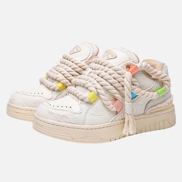 Hip-hop Versatile Dirty Braid Bread Shoes