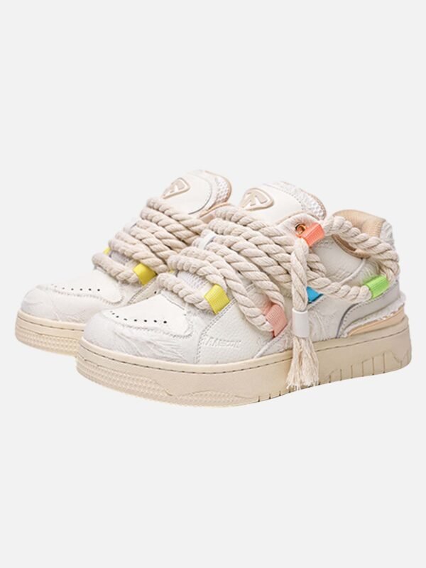 Hip-hop Versatile Dirty Braid Bread Shoes