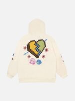 Planet Hooded Zipper Hoodie